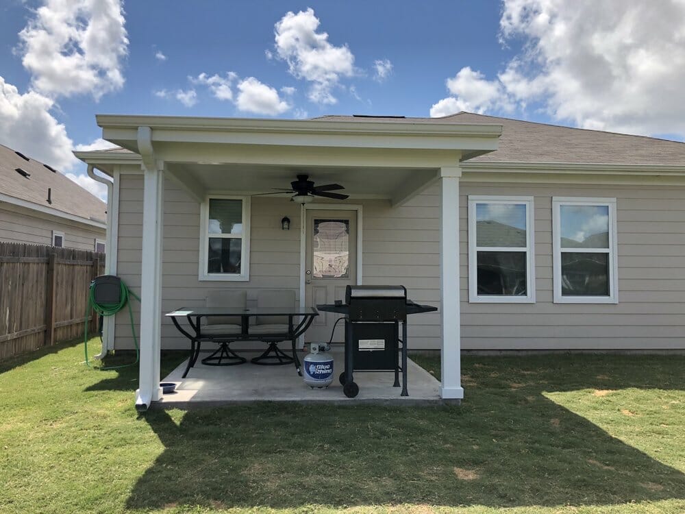 New vinyl siding installation