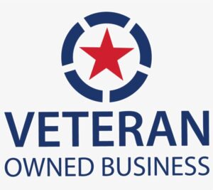Austin roofing contractor, veteran owned business logo, transparent png